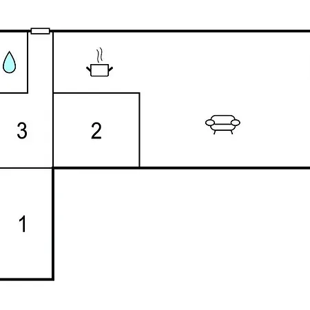 別荘 Cozy In With Kitchen Græsted